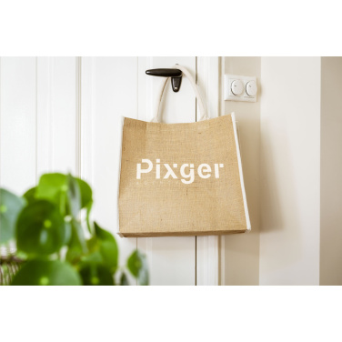 Logo trade advertising product photo of: Gerona Jute Shopper bag