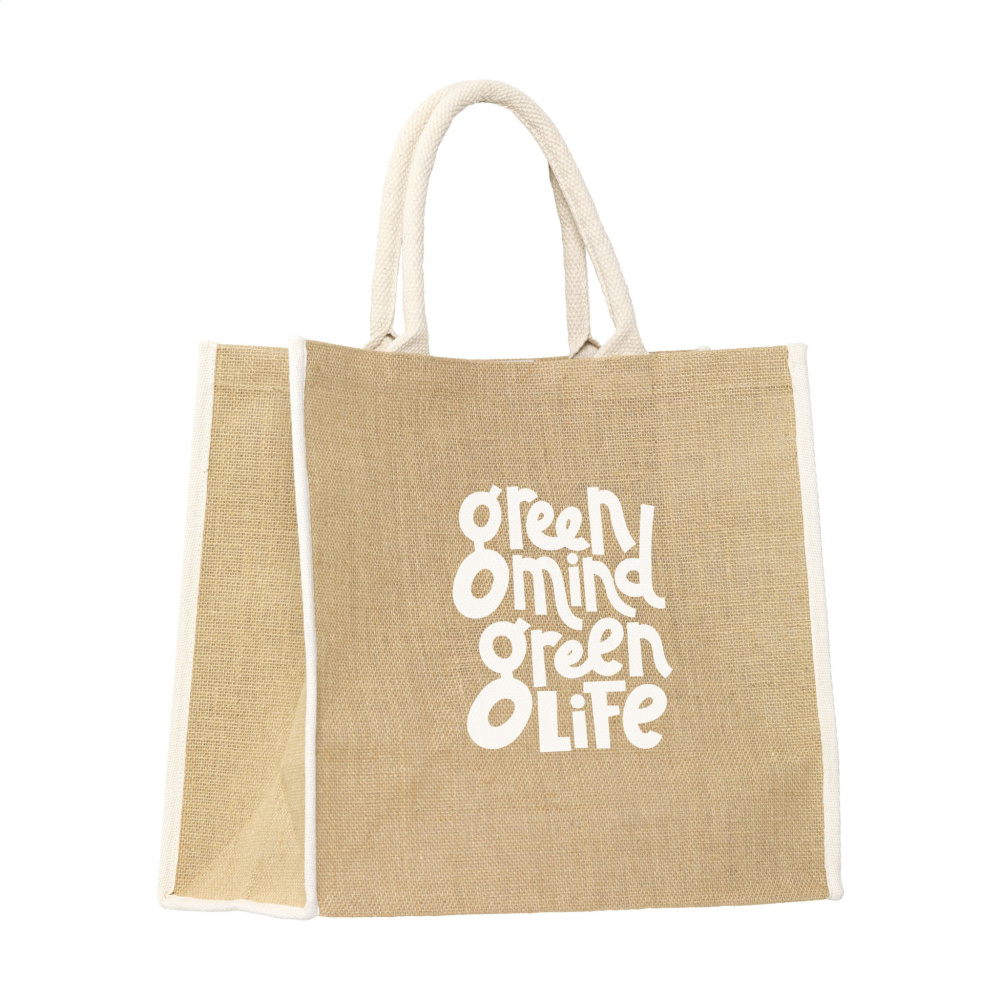 Logo trade promotional gift photo of: Gerona Jute Shopper bag