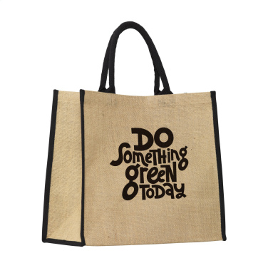 Logo trade promotional merchandise picture of: Gerona Jute Shopper bag