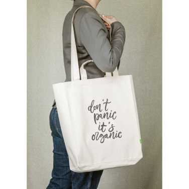 Logotrade business gift image of: Organic Cotton Canvas Tote Bag (280 g/m²)