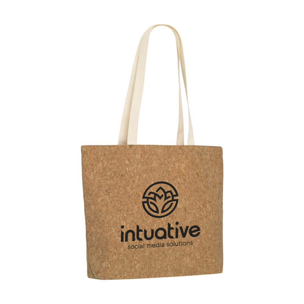 Logo trade promotional item photo of: Lagos Cork Shopper bag