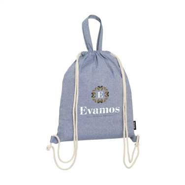 Logo trade promotional giveaways image of: GRS Recycled Cotton PromoBag Plus (180 g/m²) backpack