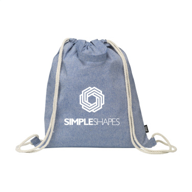 Logotrade advertising products photo of: GRS Recycled Cotton PromoBag Plus (180 g/m²) backpack