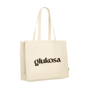 Logo trade corporate gifts image of: ECO Shopper Organic Cotton (180 g/m²) shopping bag