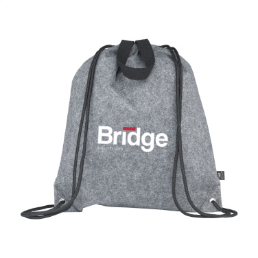 Logo trade advertising product photo of: GRS RPET Felt PromoBag Plus backpack