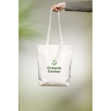 Logotrade promotional gift picture of: GRS Recycled Canvas Bag Natural (260 g/m²)