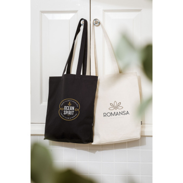 Logotrade advertising product picture of: GRS Recycled Canvas Bag Natural (260 g/m²)