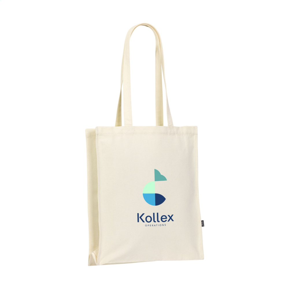 Logo trade corporate gifts image of: Solid Bag GRS Recycled Canvas (340 g/m²)