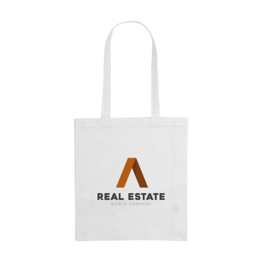 Logotrade promotional product image of: Colour Square Bag GRS Recycled Cotton (150 g/m²)