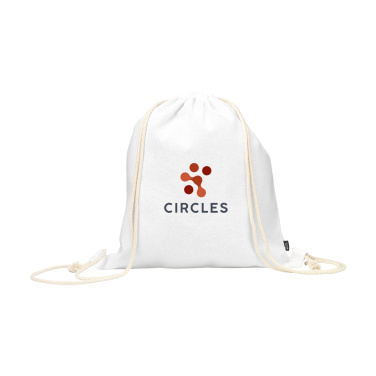 Logotrade corporate gift picture of: PromoColour GRS Recycled Cotton Backpack (150 g/m²)