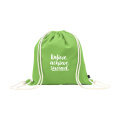 PromoColour GRS Recycled Cotton Backpack (150 g/m²), light green