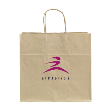 Logo trade promotional items picture of: Leaf It Bag recycled grass paper (90 g/m²) L