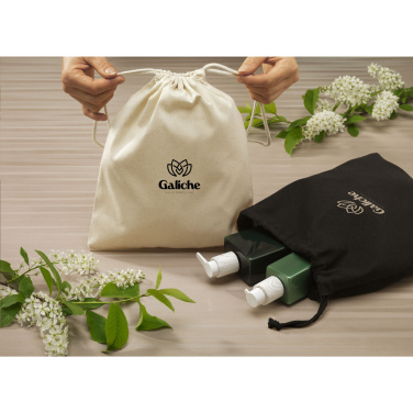 Logo trade promotional product photo of: Gift Pouch GRS Recycled Cotton (150 g/m²) M