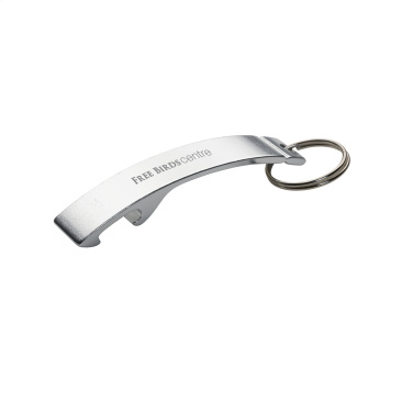 Logo trade corporate gift photo of: Alu Opener keyring