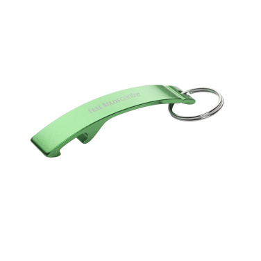 Logo trade corporate gifts image of: Alu Opener keyring