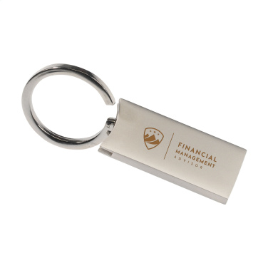 Logotrade business gift image of: StraightKey key ring