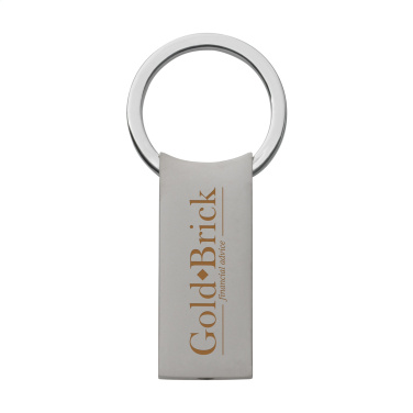 Logo trade promotional merchandise image of: StraightKey key ring