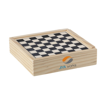 Logotrade advertising products photo of: WoodGame 5-in-1 game set