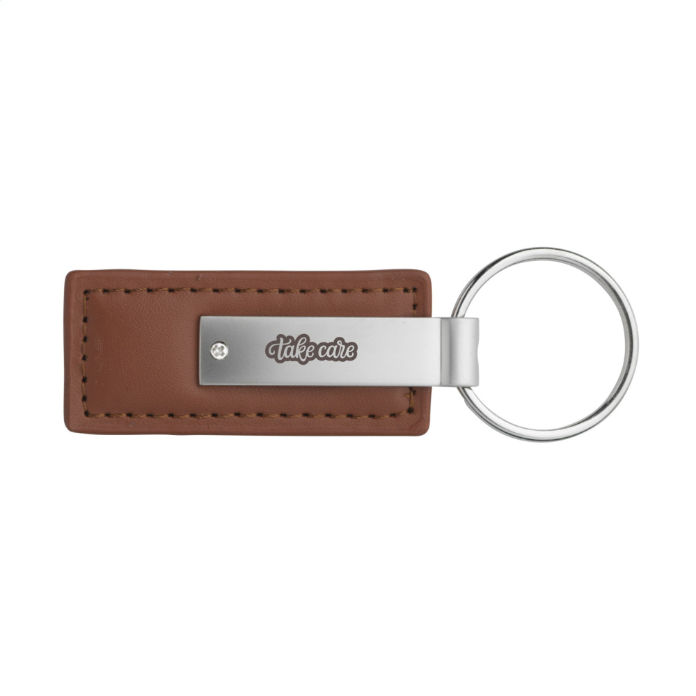 Logotrade corporate gifts photo of: LeatherKey keyring