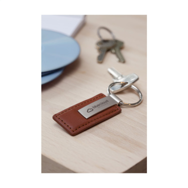 Logotrade promotional gift image of: LeatherKey keyring