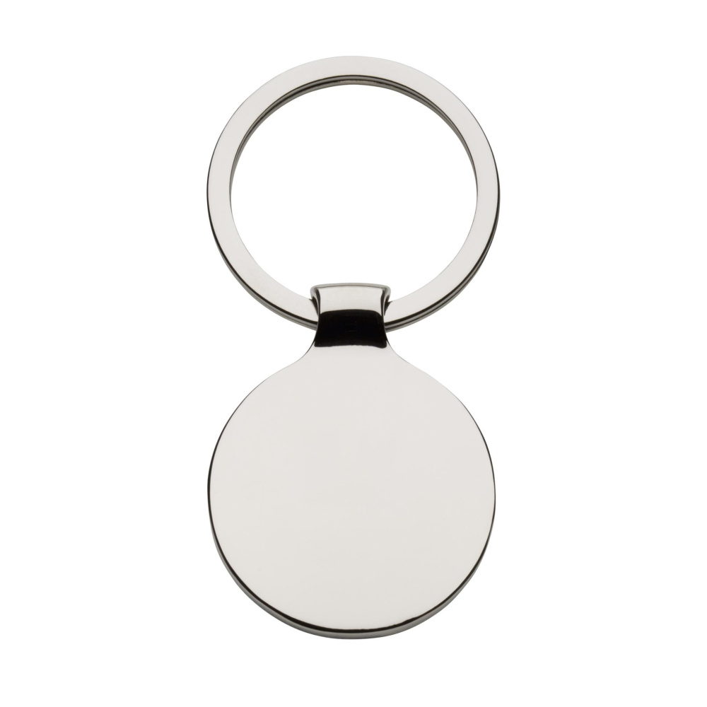 Logo trade promotional merchandise photo of: KeyTag Circle keyring