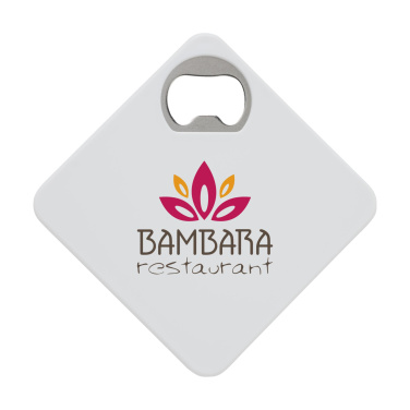 Logo trade promotional merchandise image of: Coaster Opener