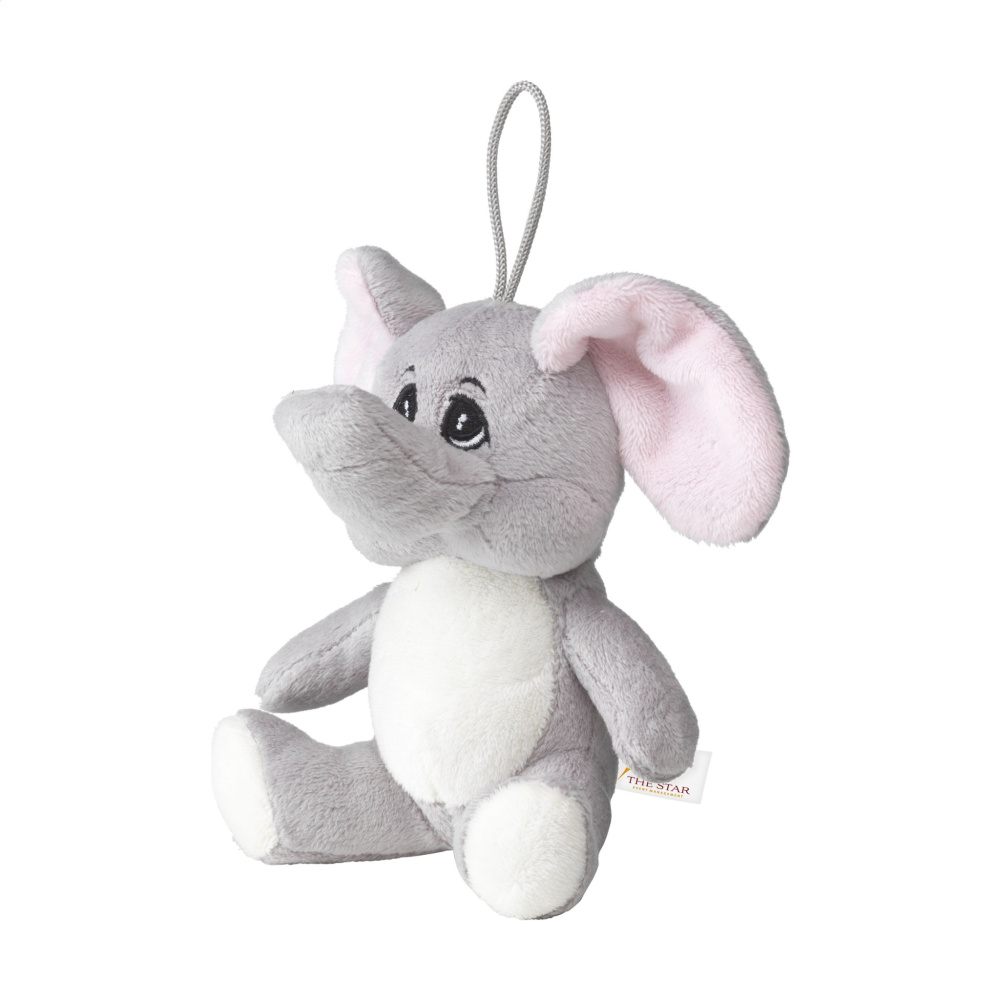 Logo trade promotional giveaway photo of: Animal Friend Elephant cuddle toy