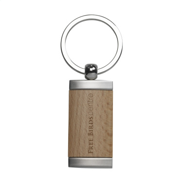 Logo trade promotional giveaways image of: Midway keyring