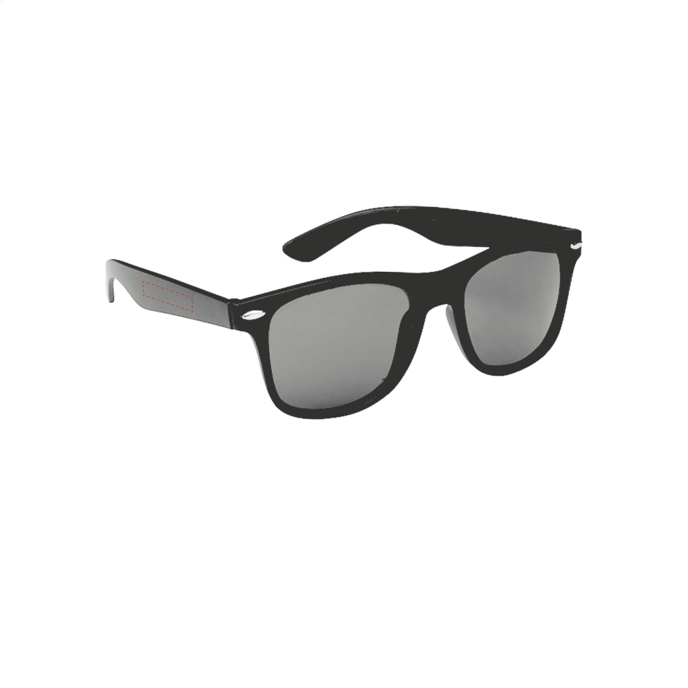 Logotrade promotional merchandise image of: Malibu Matt Black sunglasses