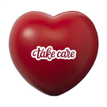 Logo trade promotional gifts picture of: Anti Stress Heart stress ball