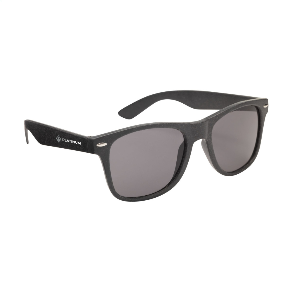 Logo trade corporate gift photo of: Malibu Eco Wheatstraw sunglasses