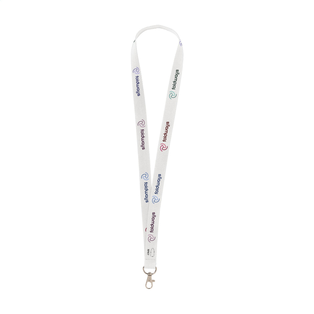 Logo trade promotional merchandise photo of: Lanyard Sublimation RPET 2 cm keycord