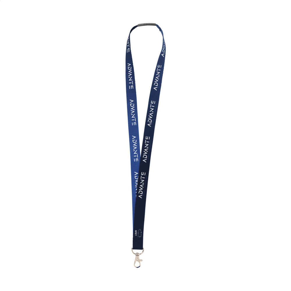 Logotrade promotional item image of: Lanyard Sublimation Safety RPET 2 cm lanyard