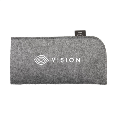 Logo trade promotional gifts image of: Feltro GRS RPET Pouch for glasses