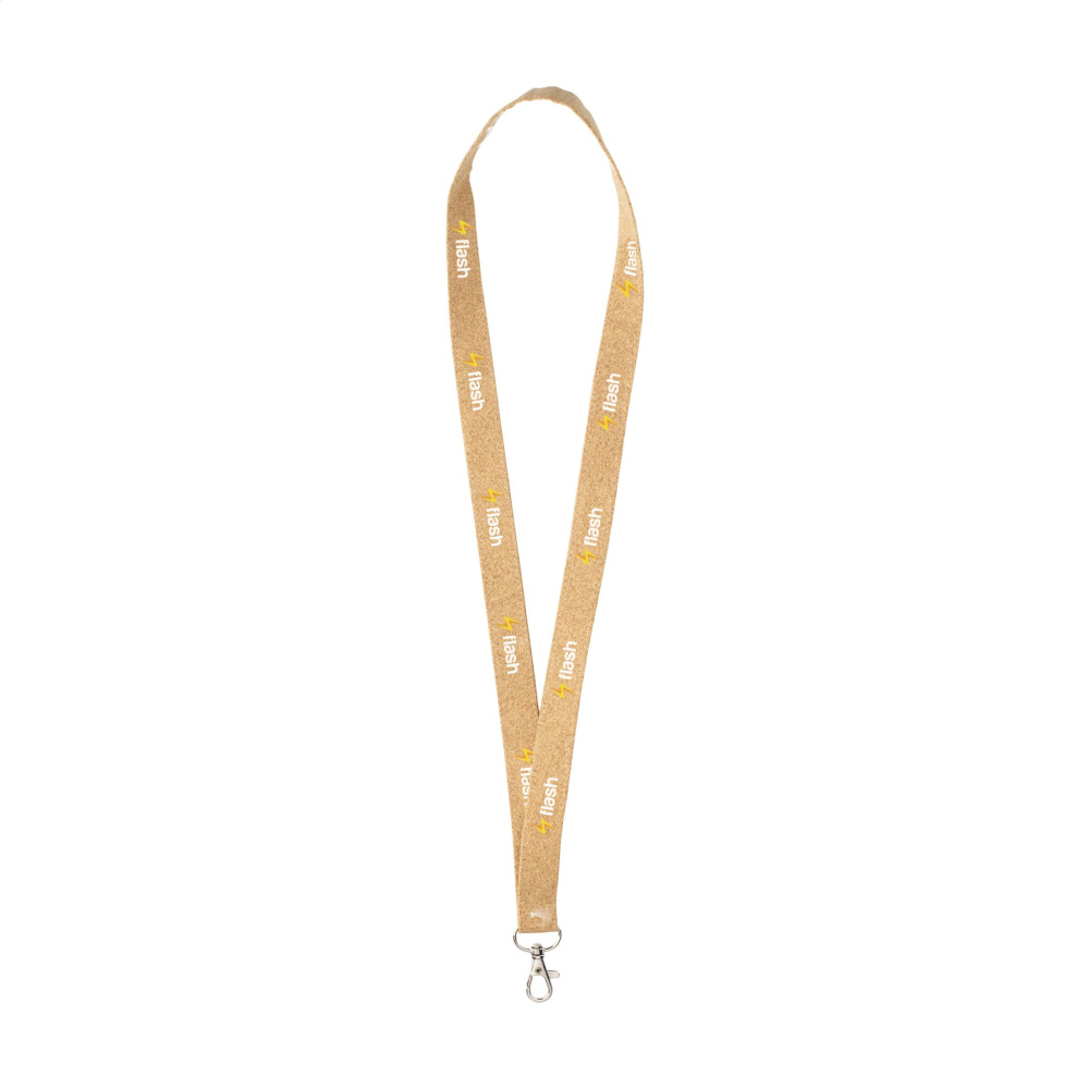 Logo trade promotional merchandise photo of: Lanyard Cork 2 cm keycord