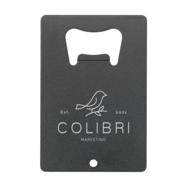 Logo trade promotional merchandise image of: Carta Opener Recycled Alu bottle opener