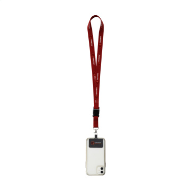 Logotrade advertising products photo of: Lanyard Sublimatie Buckle RPET 2 cm with Patch keycord