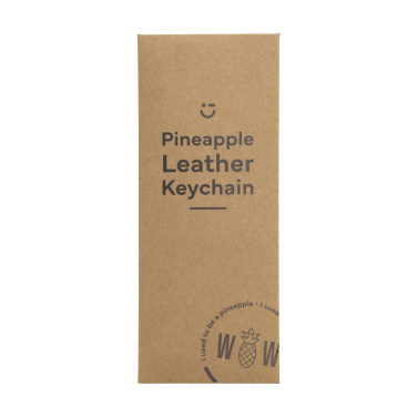 Logotrade promotional giveaway image of: Vegan Pineapple Leather Keyring