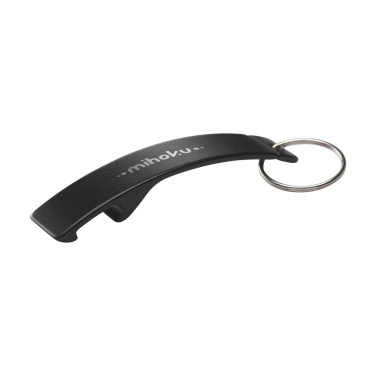 Logo trade promotional items picture of: Alu Opener GRS Recycled keyring