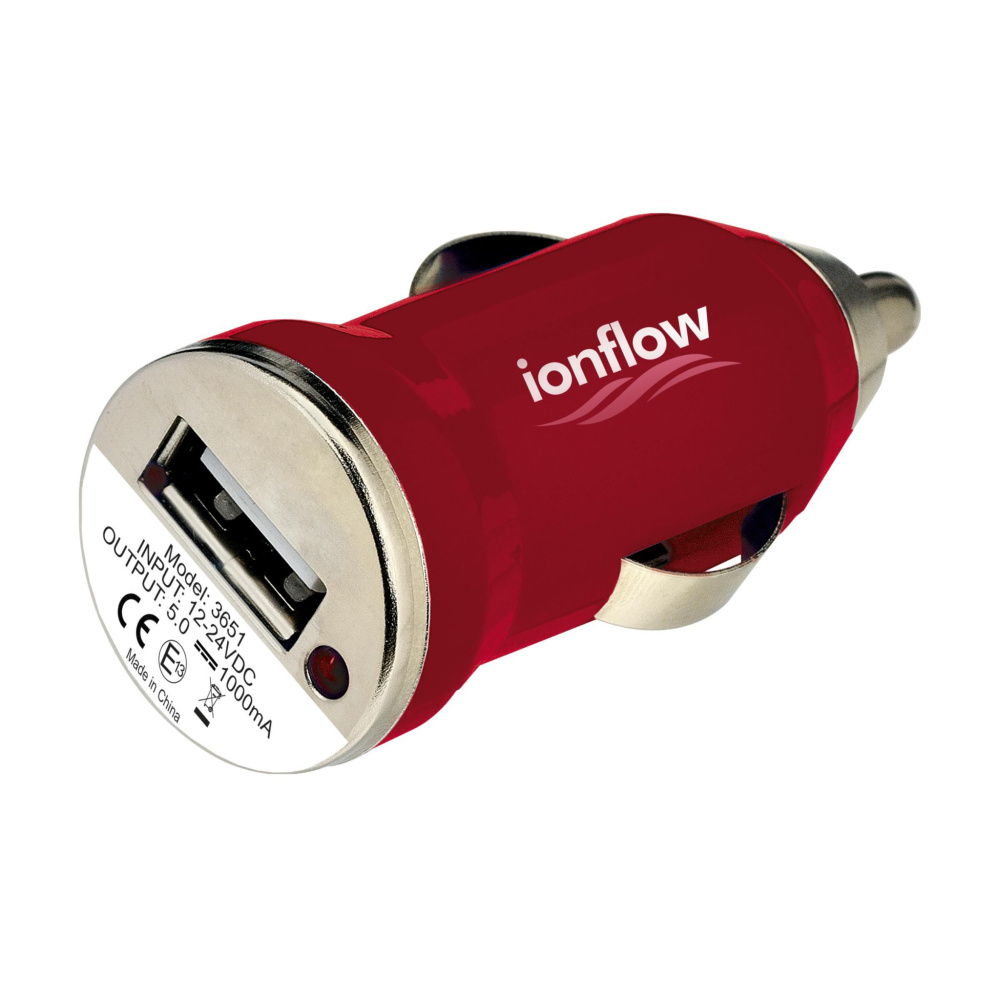 Logotrade promotional item picture of: USB CarCharger plug