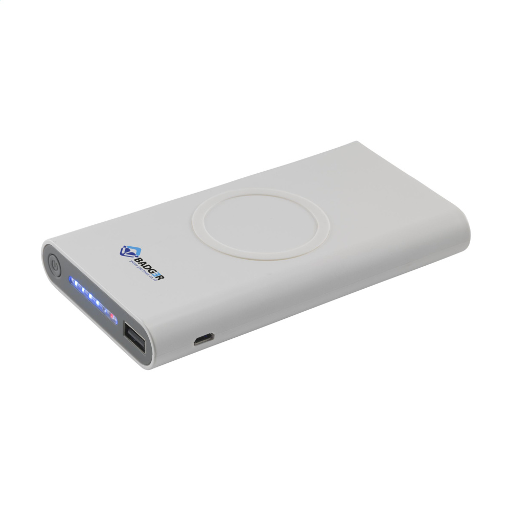 Logotrade promotional merchandise image of: Wireless Powerbank 8000 C wireless charger