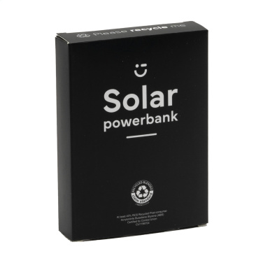 Logo trade promotional giveaways image of: Solar RCS Powerbank 4000 power charger