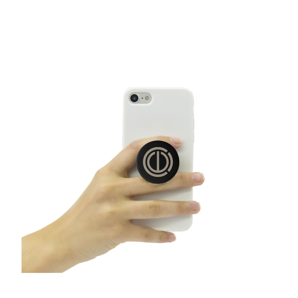 Logotrade promotional gift picture of: PopSockets® Aluminium telephone holder