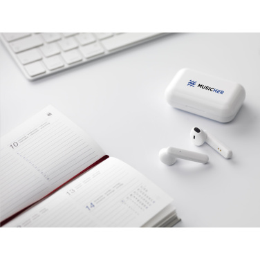 Logo trade promotional merchandise photo of: Sensi TWS Wireless Earbuds in Charging Case