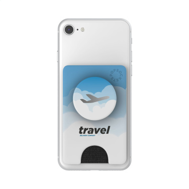 Logotrade business gift image of: PopSockets® PopWallet+ card holder with PopGrip