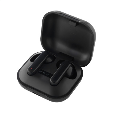 Logo trade promotional giveaways image of: Aron TWS Wireless Earbuds in Charging Case