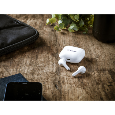 Logo trade corporate gifts image of: Olaf RCS TWS Wireless Earbuds