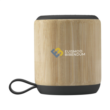 Logo trade advertising products picture of: Timor Bamboo Wireless Speaker