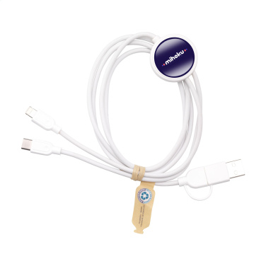 Logo trade corporate gift photo of: Charging Cable RCS Recycled ABS-TPE