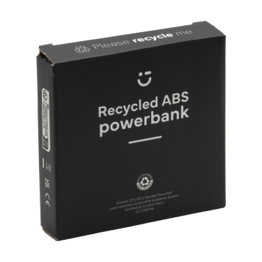 Logo trade promotional gifts picture of: Compact 5000 RCS Recycled ABS Powerbank